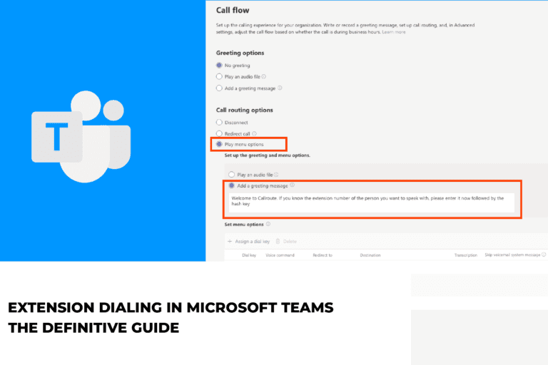 MICROSOFT TEAMS DIAL BY EXTENSION