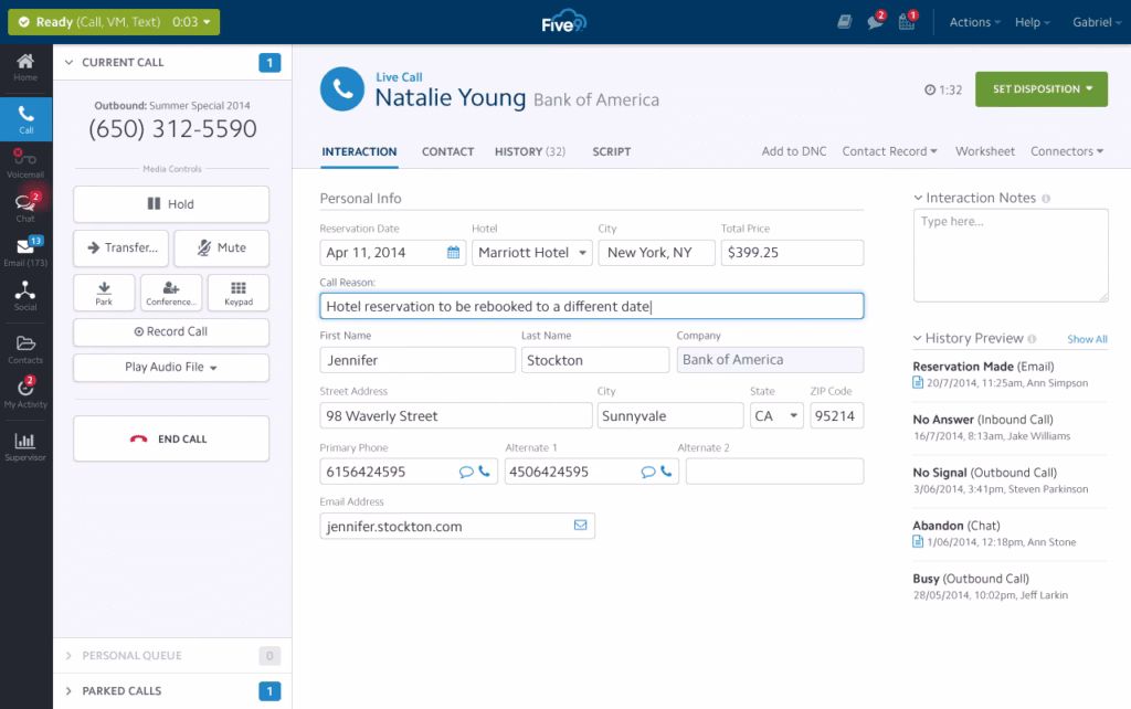 Five9 Contact Centre