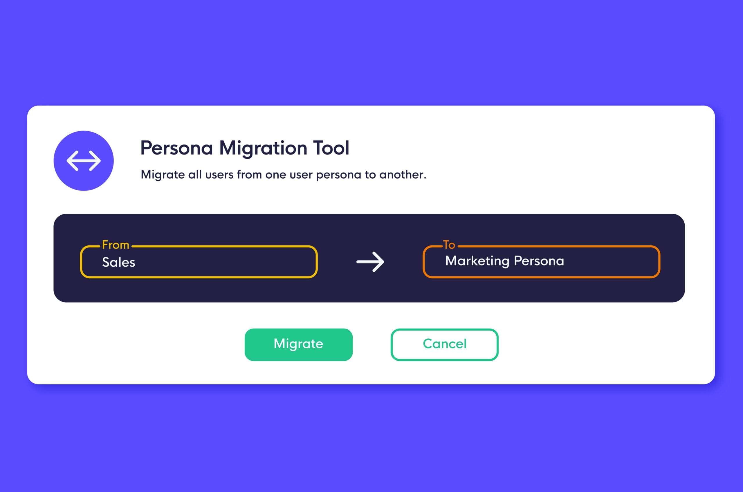 Persona migration for Microsoft Teams users