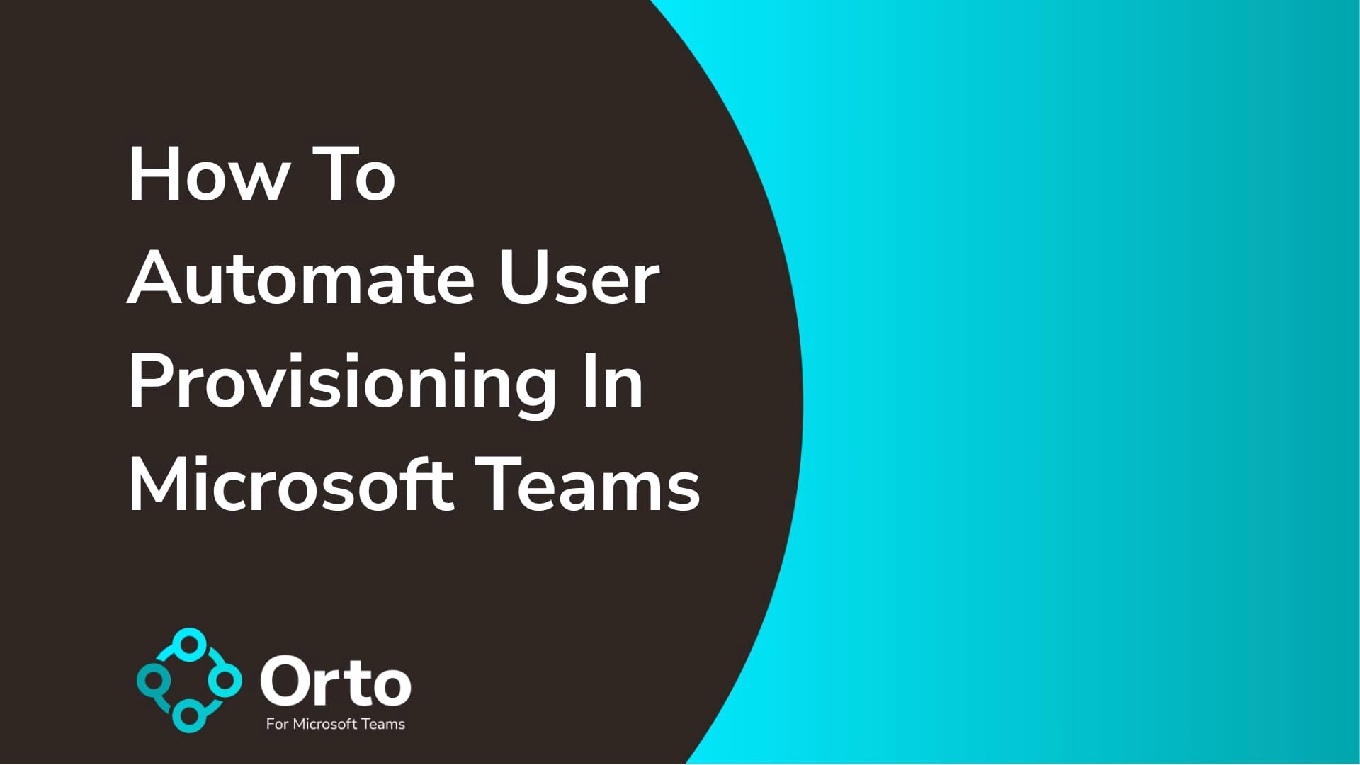 Automate user provisioning in Microsoft Teams