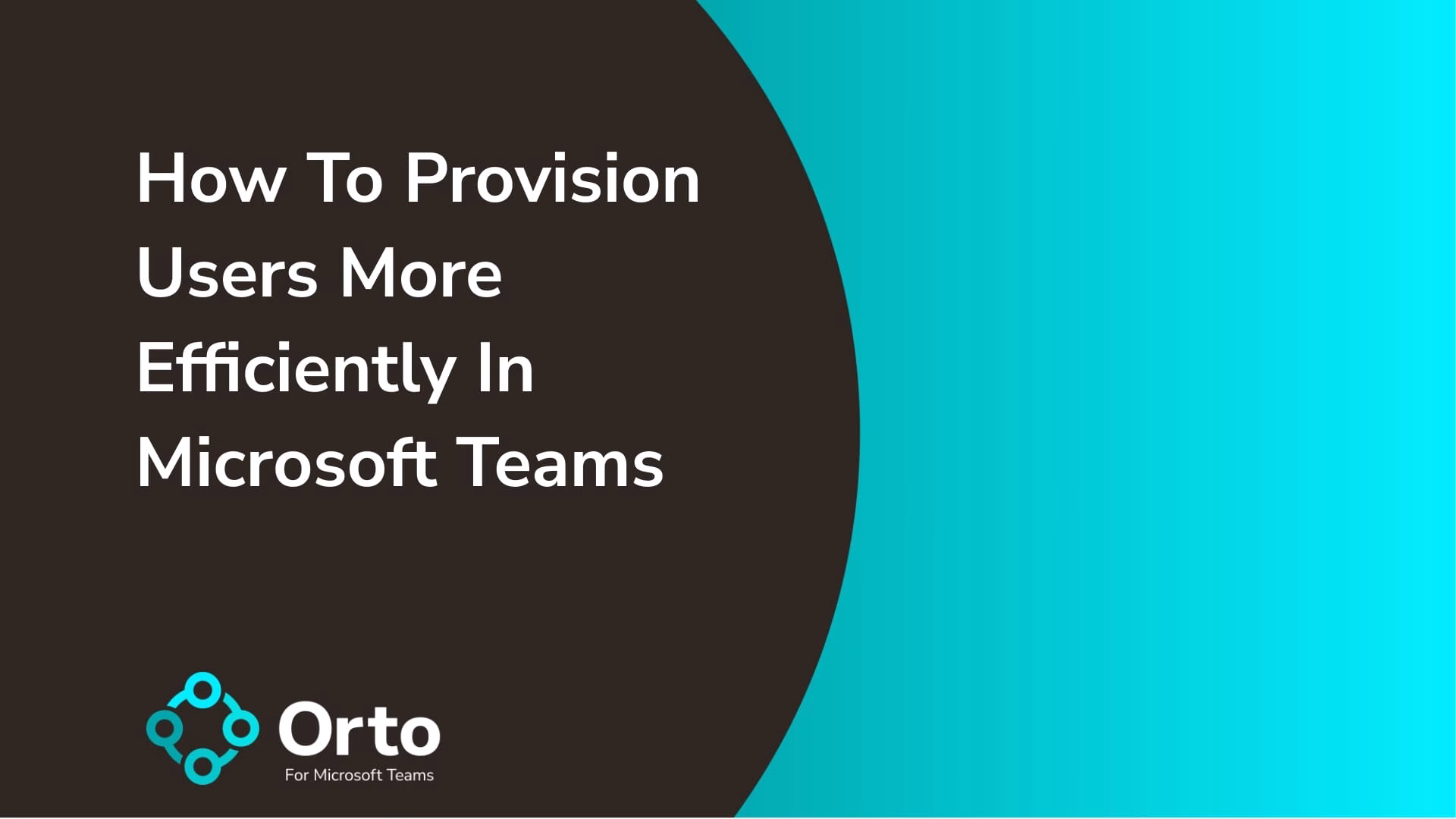 Provision users more efficiently in Microsoft Teams