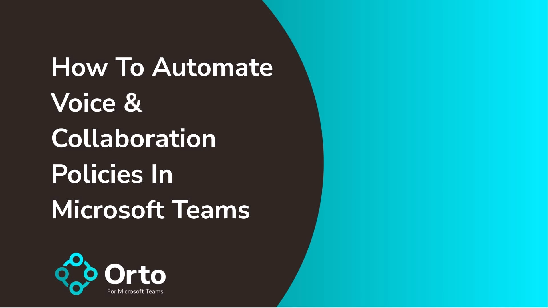 Automate voice and collaboration policies in Microsoft Teams