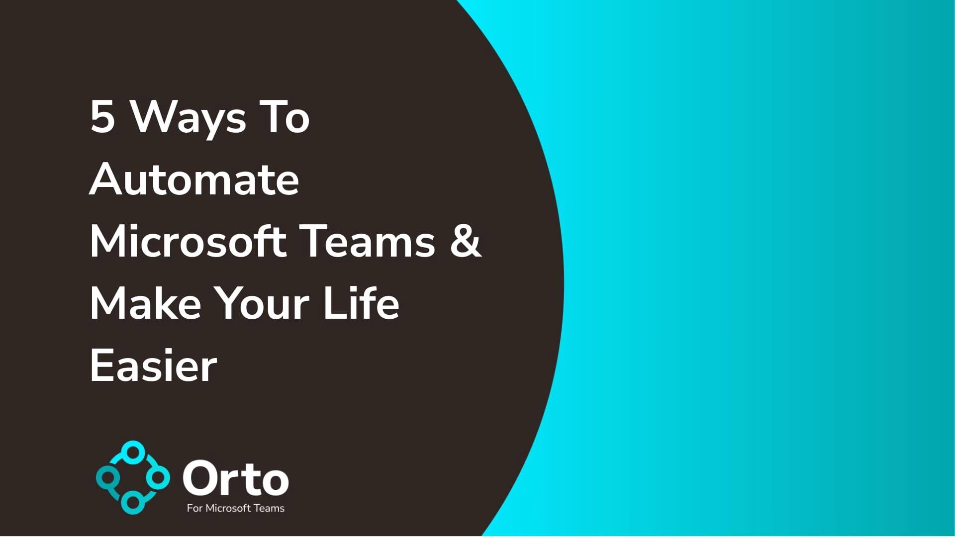 Automate Microsoft Teams