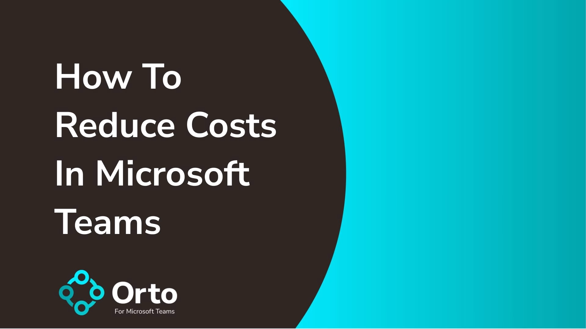 How to reduce costs in Microsoft Teams