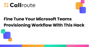 Microsoft Teams provisioning workflow
