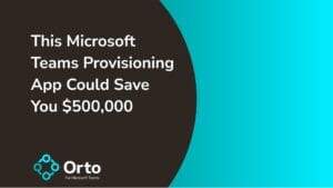 Microsoft Teams provisioning app