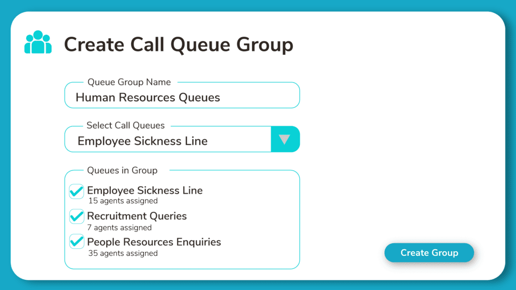 Create Microsoft Teams call queue groups