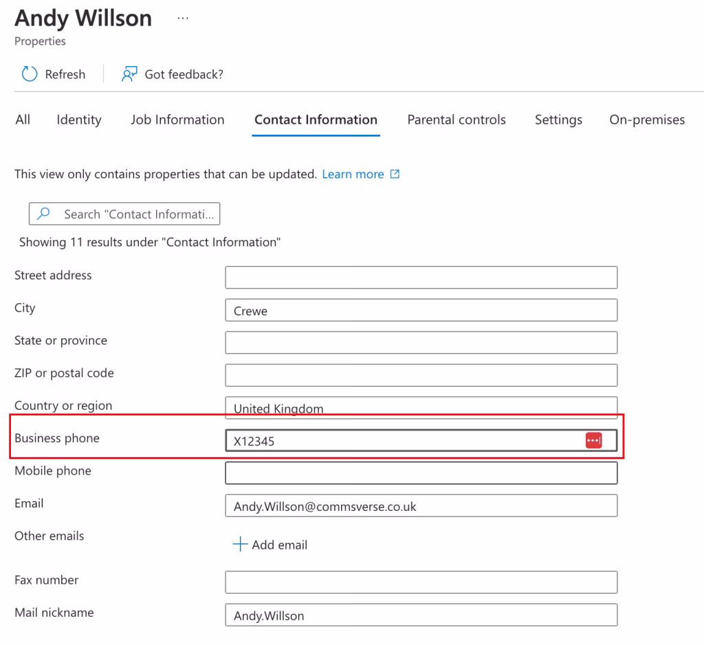 Extension dialing in Microsoft Teams Extension dialing in Microsoft Teams