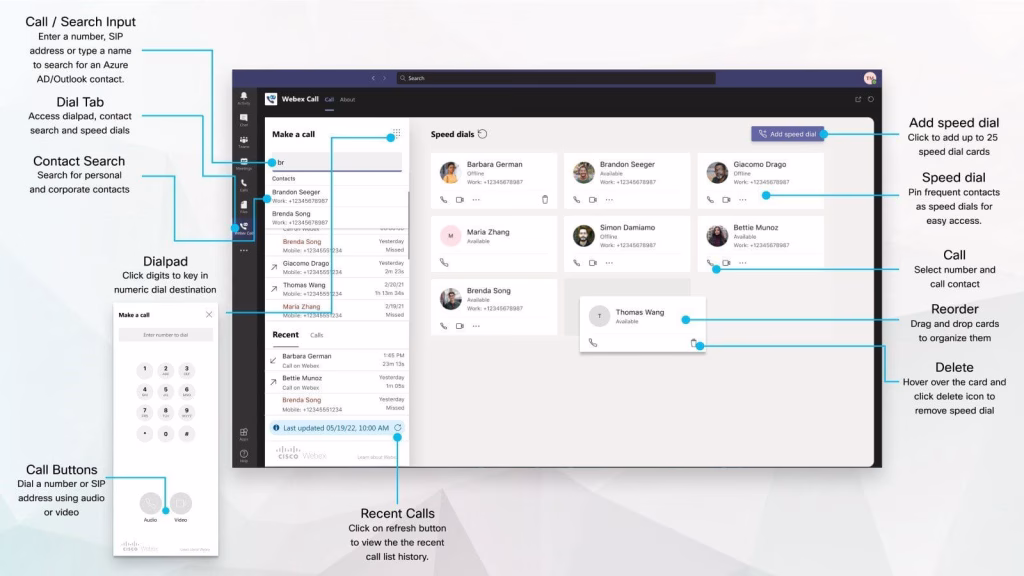 Webex Calling in Microsoft Teams Webex Calling in Microsoft Teams