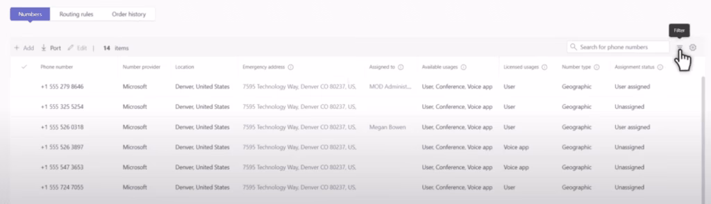 View all phone numbers in Microsoft Teams View all phone numbers in Microsoft Teams