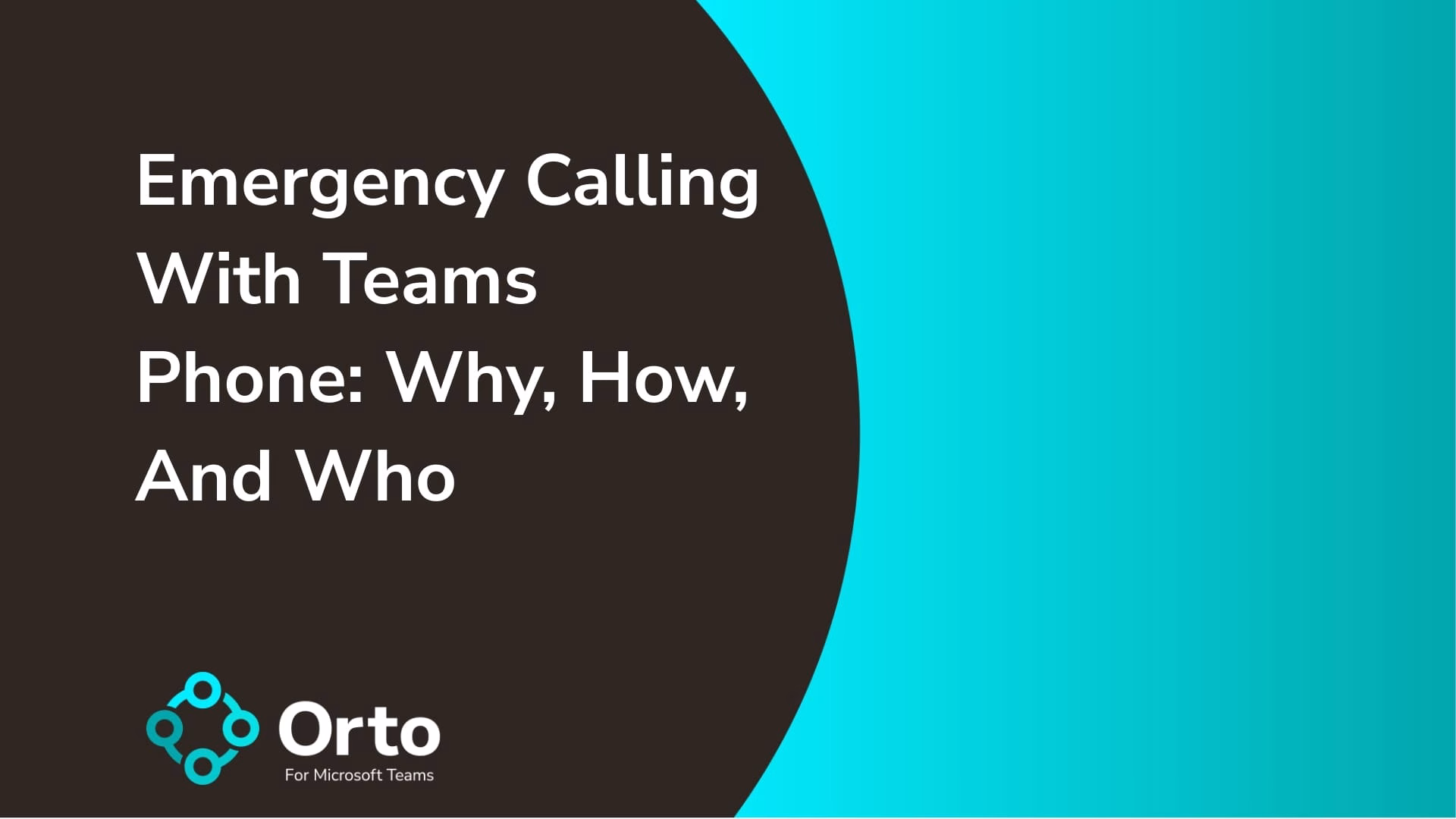 Emergency Calling With Teams Phone: Why, How, And Who