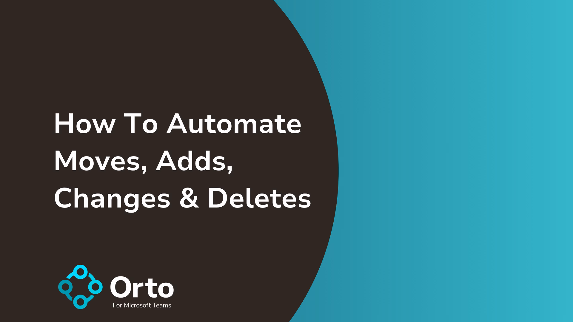 How To Automate Moves Adds Changes And Deletes