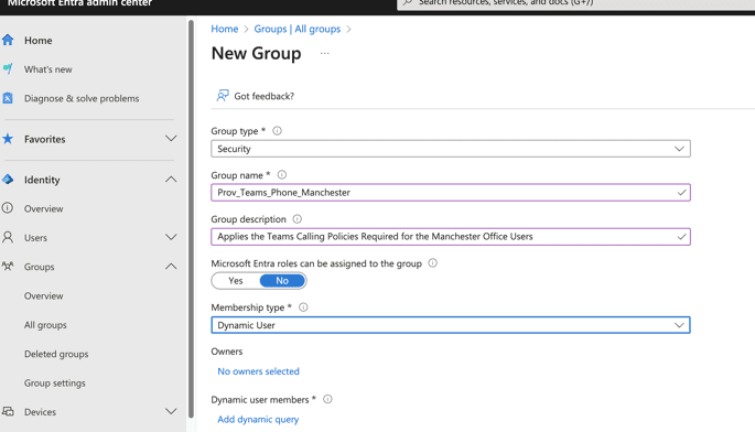 Target users for Teams Phone policy settings Target users for Teams Phone policy settings