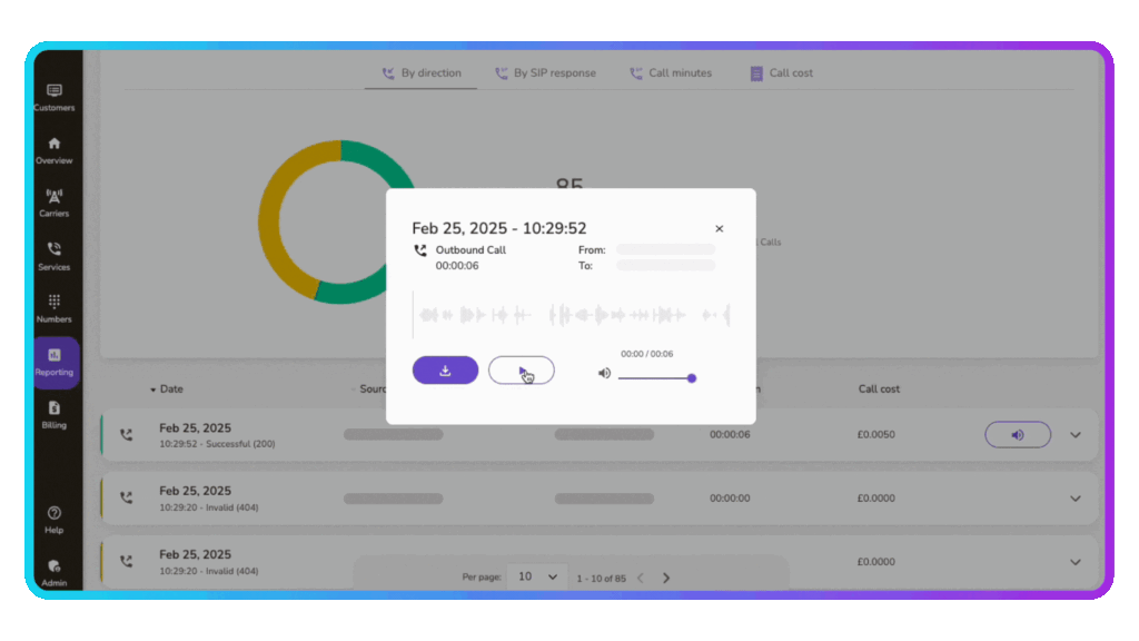 Call Recording with Callroute