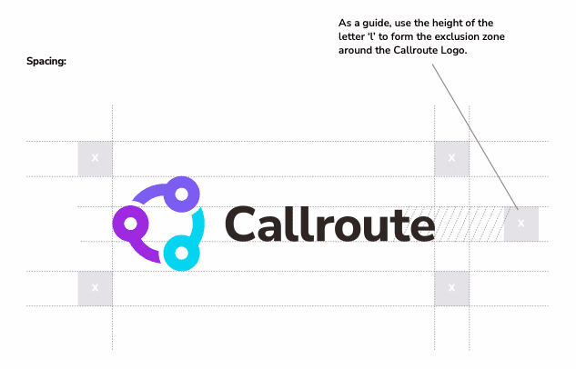 Callroute branding guidelines logl clearspace.