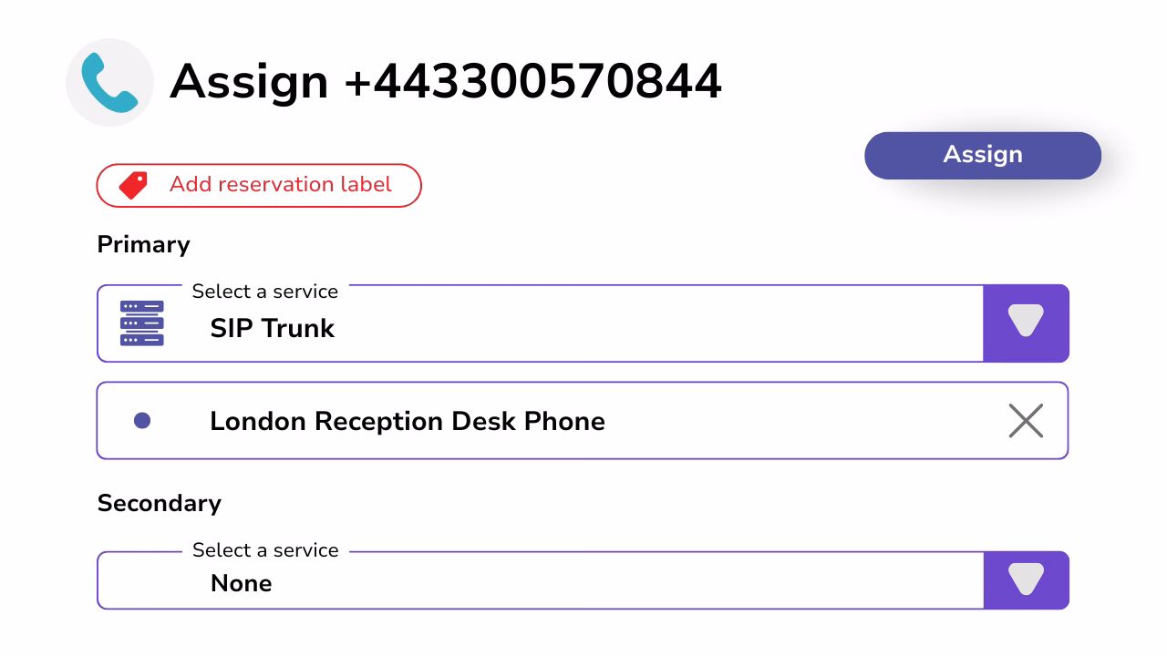 Diagram showing standalone devices connecting to Callroute.