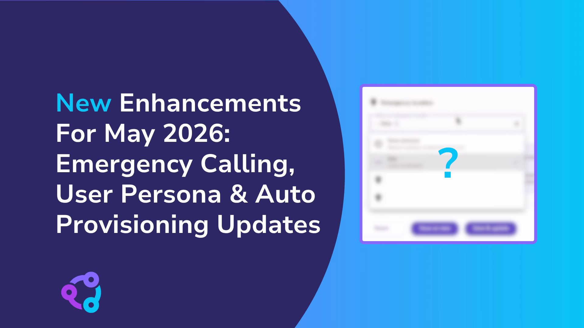 Image showing new feature for Callroute May 2026