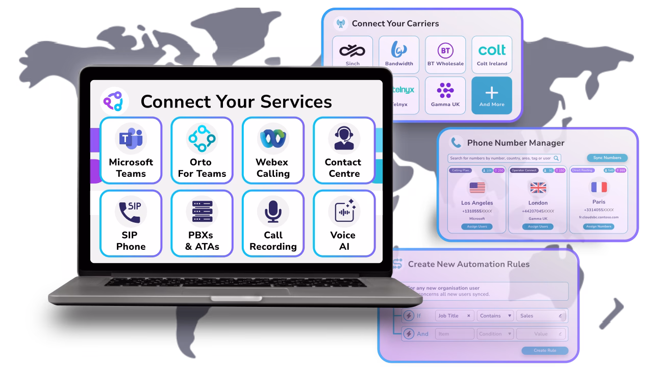 callroute-home-page-hero-gradient-laptop-left Diagram showing key feature of the Callroute platform.